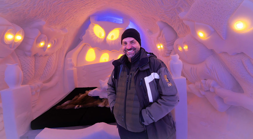 Kellogs business professor Andrew Sykes at SnowCamp